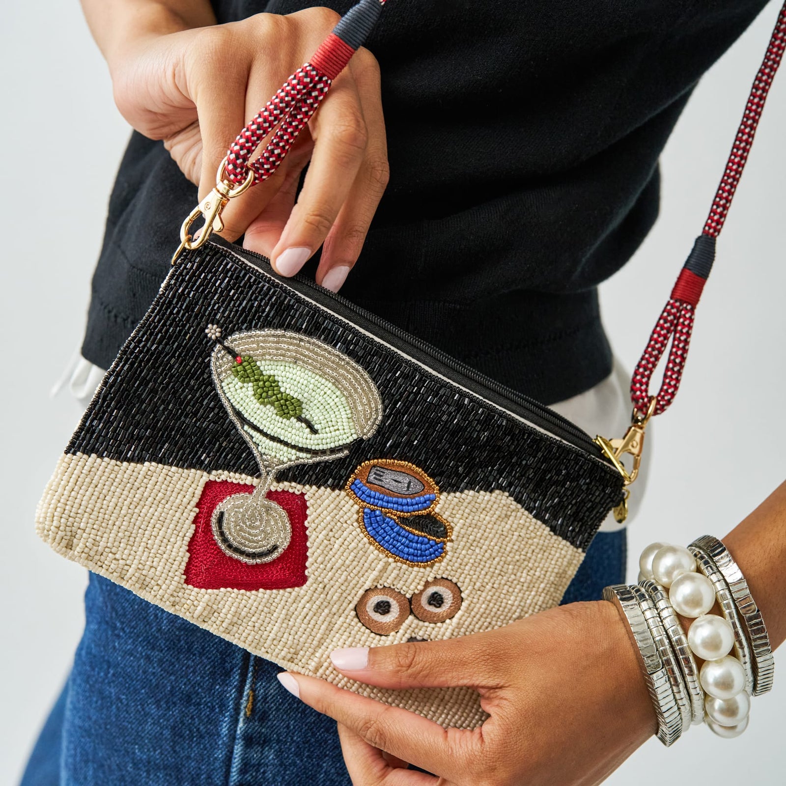 Leila Martini + Caviar Beaded Bag Wholesale