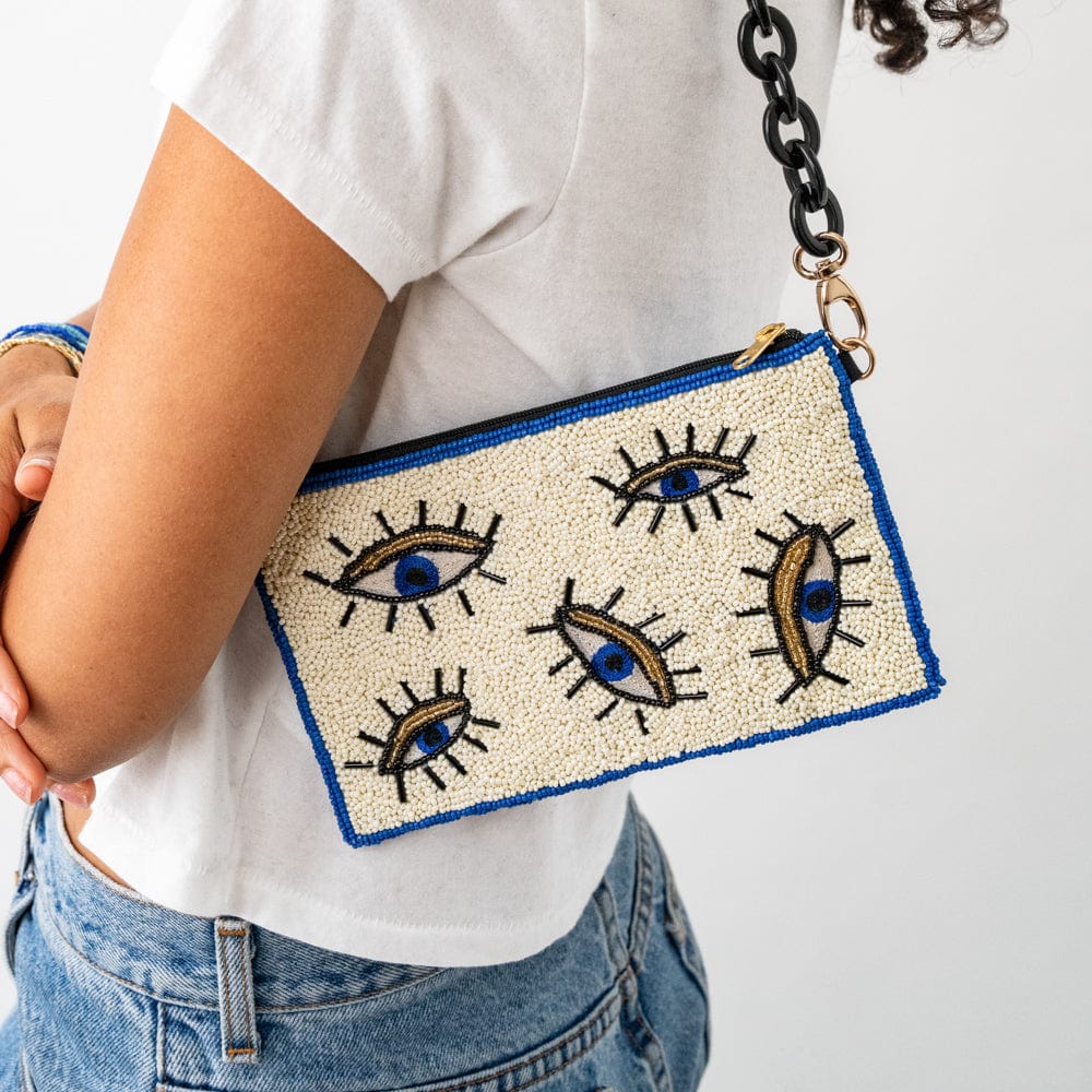 Elenor Evil Eye Beaded Bag Wholesale