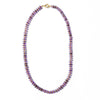 Vivianne Amethyst With Carnelian Necklace 18&quot;