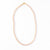 Vivianne Rose Quartz Disc With Carnelian Necklace 18"