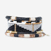 Mixed Bracelet Stack of 7 Paint it Black Wholesale