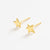 Alice Star Post Earrings Brass Wholesale