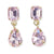 Allysa Solid Dangle Earrings Light Pink Wholesale