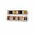 Anna Striped Beaded 2 Pack Hair Clip Gold Wholesale