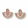 Loren Arched Earrings Light Pink Wholesale