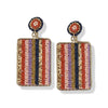 Sally Vertical Striped Earrings Multicolor Wholesale