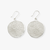 Gretchen Large Circle With Holes Earrings Silver Wholesale
