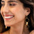 Gretchen Triple Circle Earrings Brass Wholesale