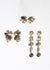 Ivy Multi Mixed Post Earrings Black Wholesale