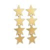 Juliet Falling Stars Earrings Brass Wholesale