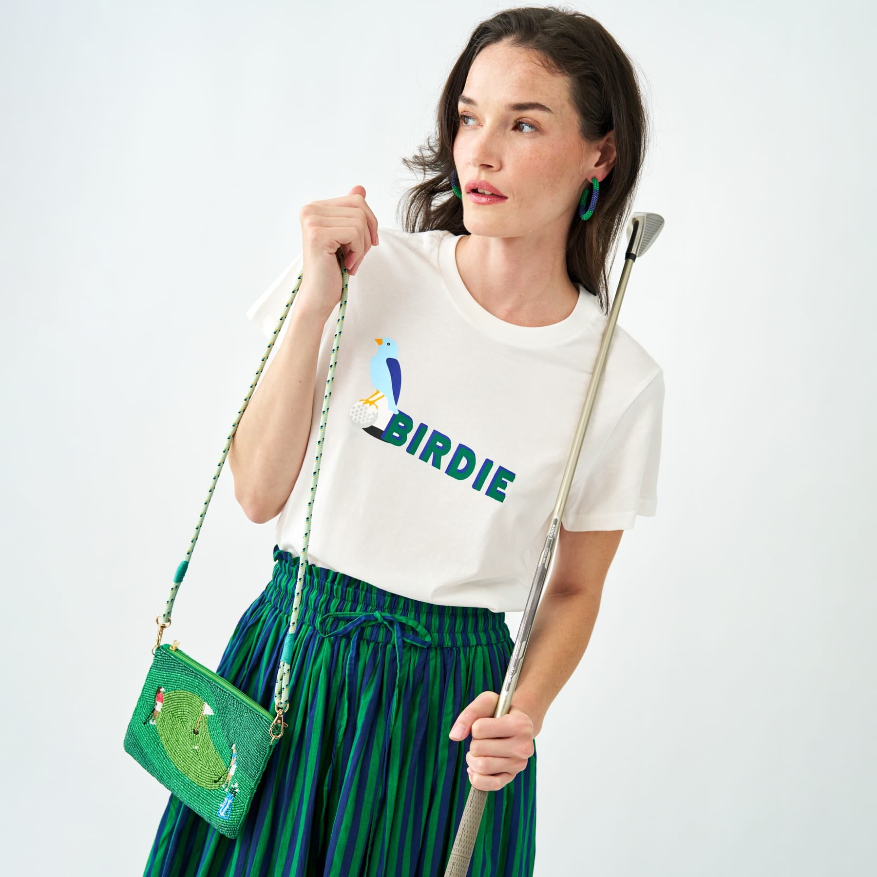 Kiki Tee Birdie Golf In Natural XL Wholesale