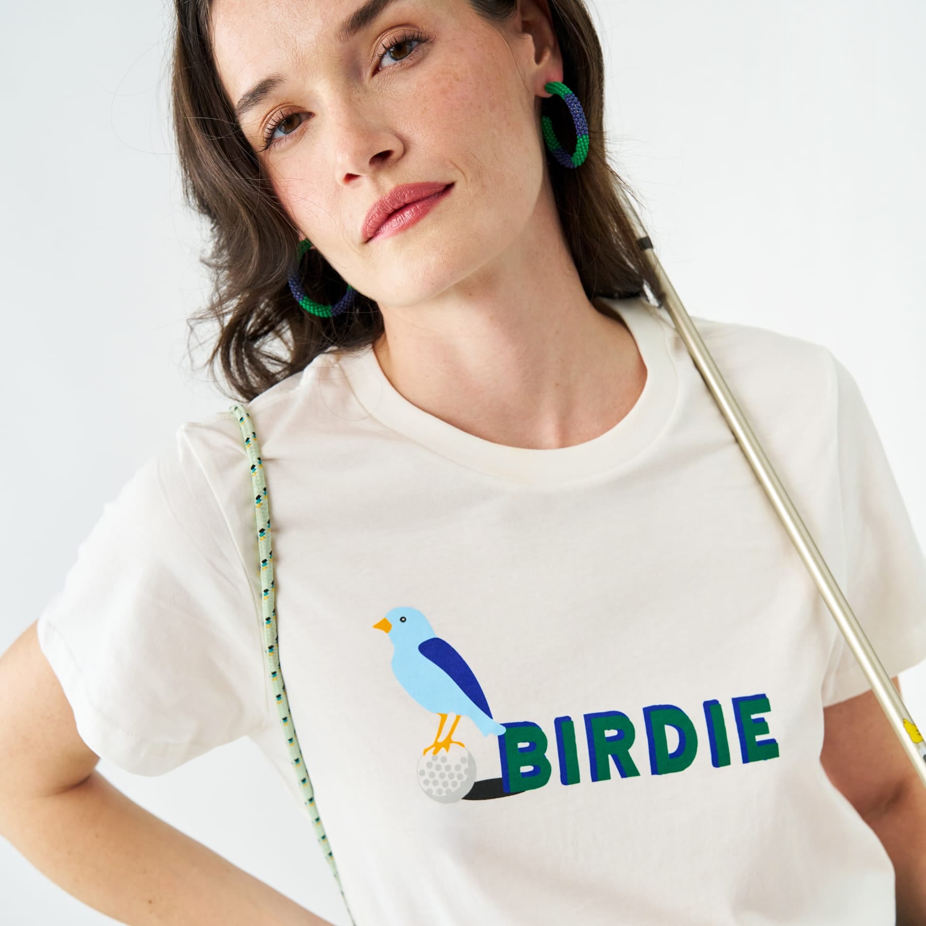 Kiki Tee Birdie Golf In Natural XL Wholesale