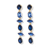 Portia Ombre Dangle Earrings Blue Wholesale