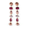 Portia Ombre Dangle Earrings Pink Wholesale
