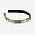 Sadie Vertical Colorblock Thin Beaded Headband Desert Wholesale