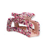 Lola Confetti Beaded Hair Claw Clip Hot Pink Wholesale