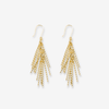 Vanessa Spiral Bar Cluster Dangle Earrings Brass Wholesale