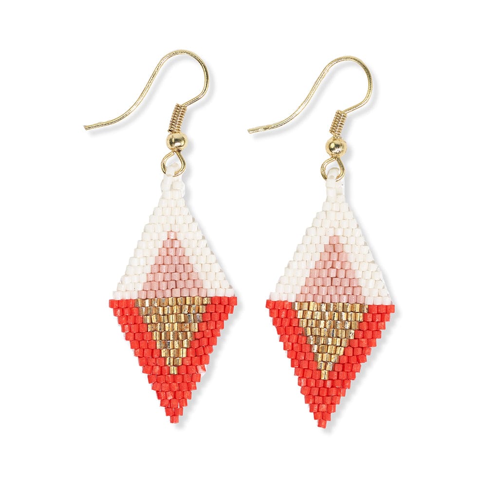 Zelda Flipped Triangle Diamond Earrings Poppy Wholesale