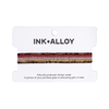 Alex Horizontal Stripe Beaded Stretch Bracelet Light Pink Wholesale