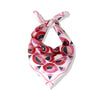 Goldie Color Block Circles Scarf Hot Pink Wholesale