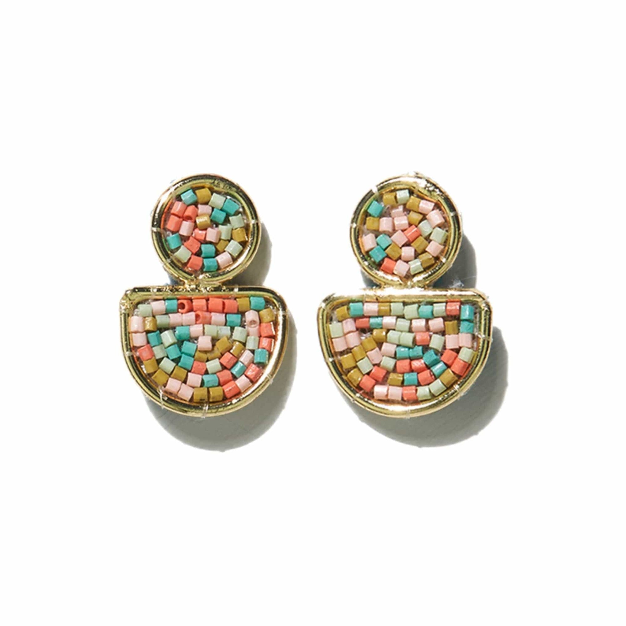 Veronica Confetti Earrings Rainbow Wholesale
