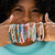 Grace Half and Half Color Block Stretch Bracelet Teal Wholesale