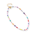 Lucy Multi Mix Short Beaded Necklace Rainbow Wholesale