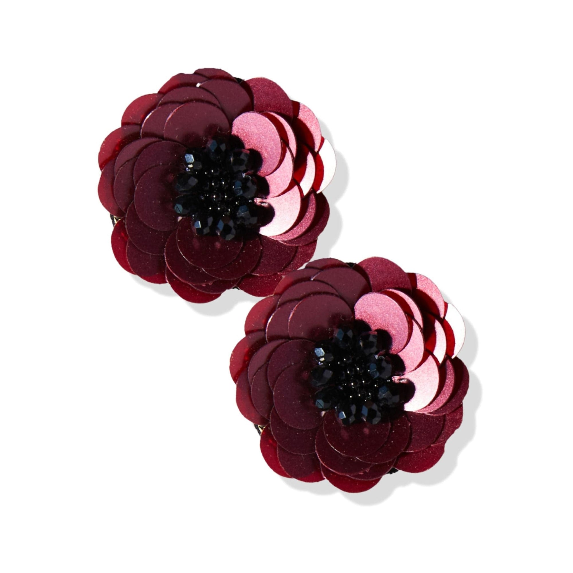 Ruby Single Flower Post Earring Wholesale