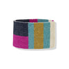 Brooklyn Color Block Beaded Stretch Bracelet Magenta Multicolor Wholesale