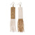 Diana Mirror Image Beaded Fringe Earrings Gold Wholesale