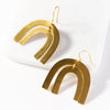 Milly Rainbow Arch Earrings Brass Wholesale