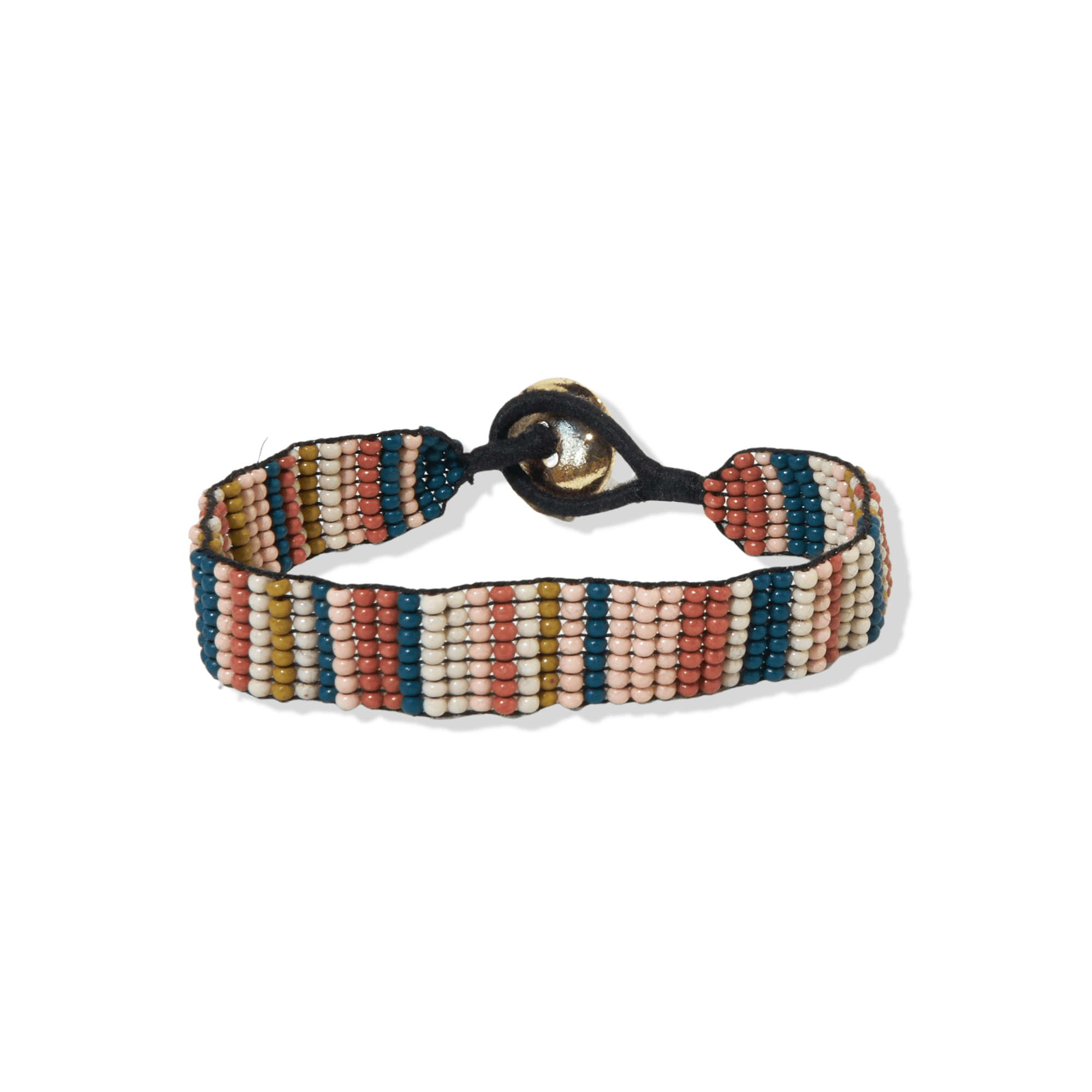 Margot Vertical Stripes Beaded Bracelet Desert Wholesale