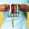 IVORY SIMPLE RESIN BANGLE KEY RING Wholesale