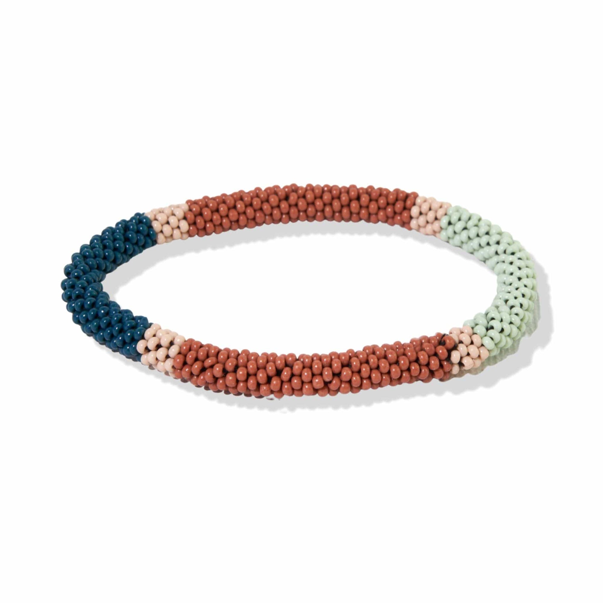 Marcy Color Block Beaded Bracelet Desert Wholesale