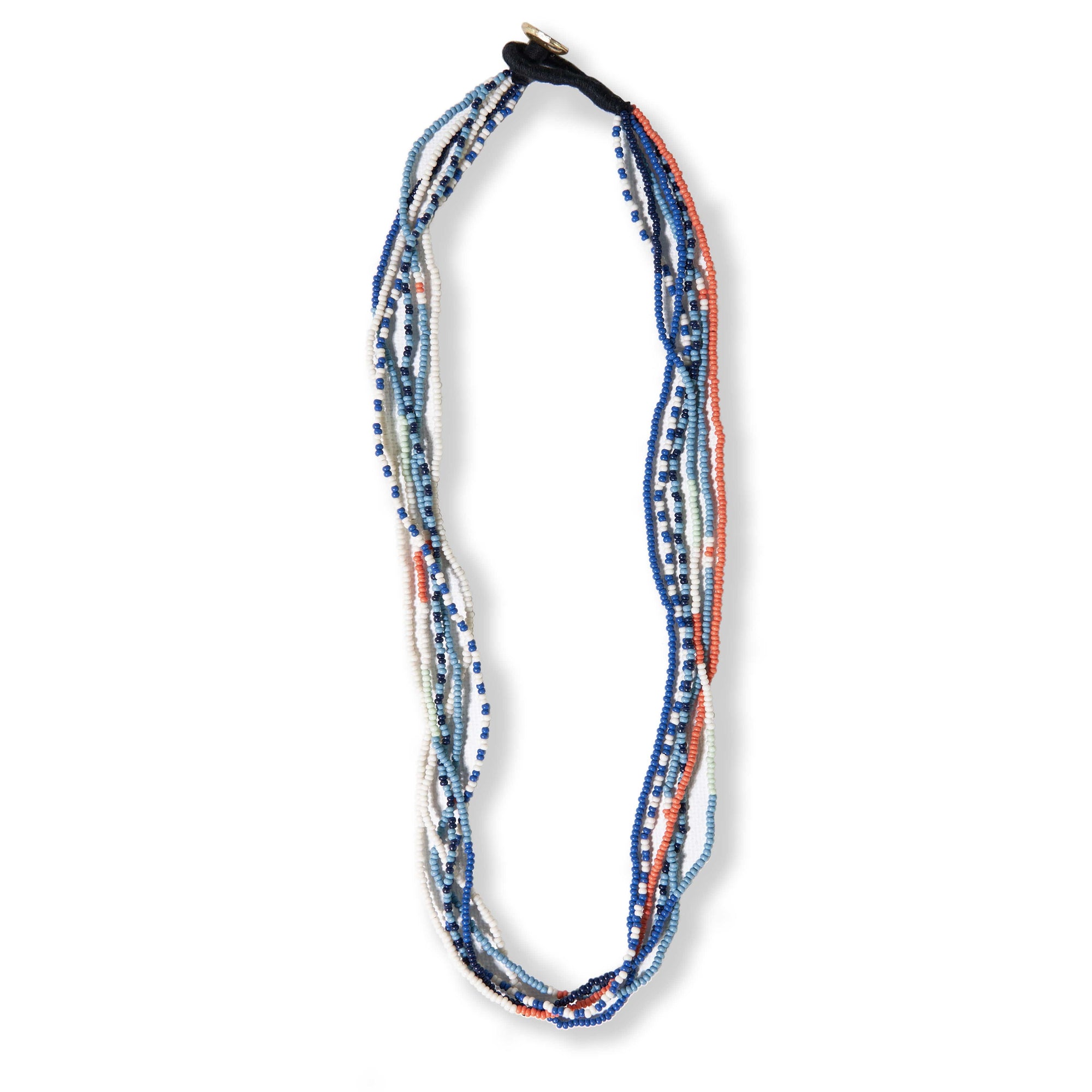 Quinn Stripe and Color Block Beaded Necklace Coastal Wholesale