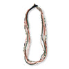 Quinn Stripe and Color Block Beaded Necklace Desert Wholesale