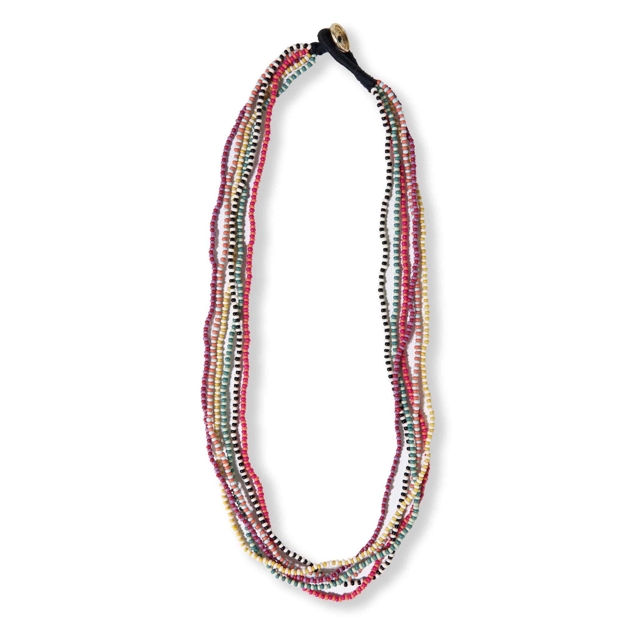 Quinn Two Tone Beaded Necklace Multicolor Wholesale