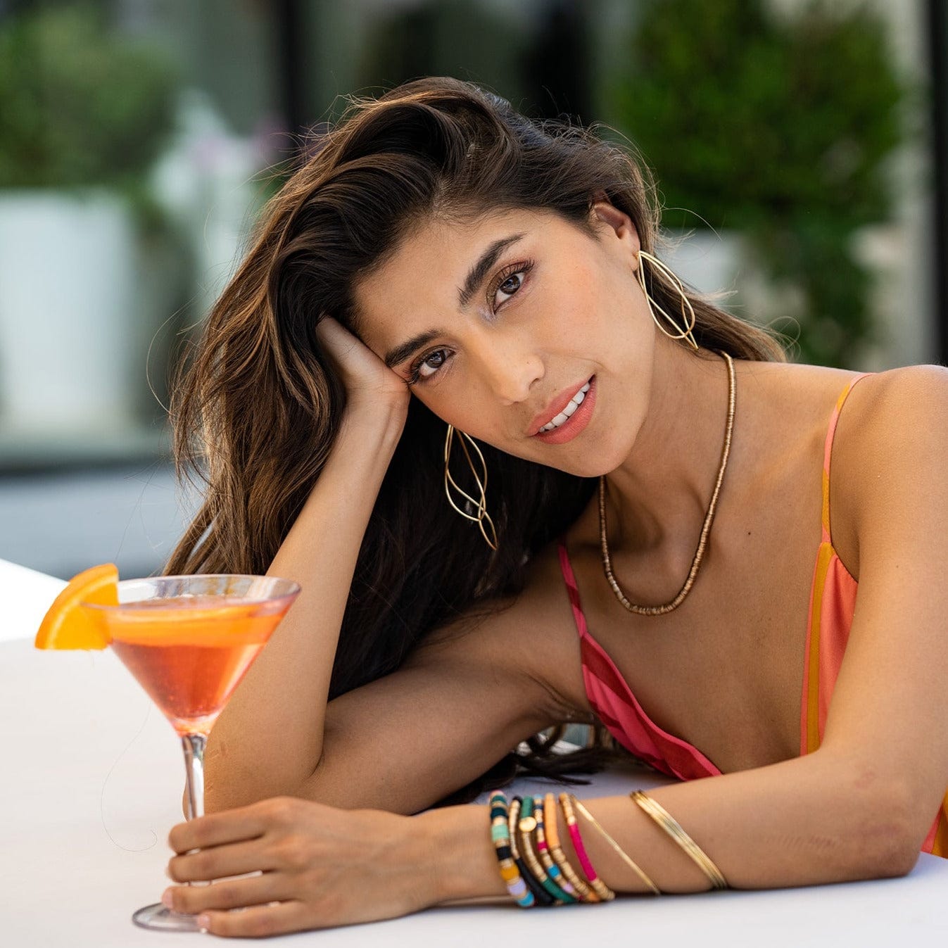 Katherine Rounded Bangles Brass Wholesale